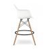 Стілець Тауер Вуд Eames барний високий білий в інтернет магазині меблів "Меблі Даром"