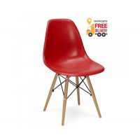 Стул Тауэр Вуд пластиковый красный