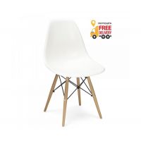 Стілець Тауер Вуд пластиковий білий