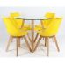 Стілець Тор м'який обідній жовтий в інтернет магазині меблів "Меблі Даром"