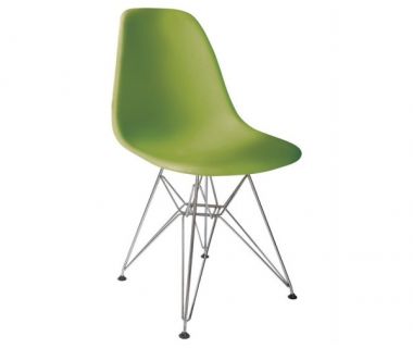 Стул Тауэр ножки металл пластик зеленый