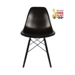 Стілець Тауер Вуд пластиковий чорний колір