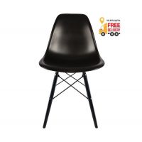 Стілець Тауер Вуд пластиковий чорний колір