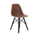 Стілець Тауер Вуд пластиковий коричневий колір в інтернет магазині меблів "Меблі Даром"
