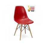 Стул Тауэр Вуд пластиковый красный