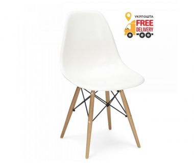 Стул Тауэр Вуд пластиковый белый