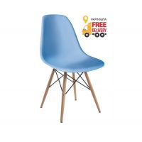 Стілець Тауер Вуд пластиковий блакитний