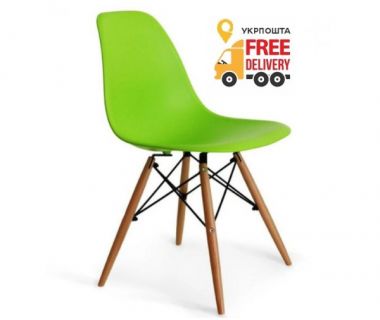 Стул Тауэр Вуд пластиковый зеленый