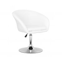 Кресло Мурат белая экокожа