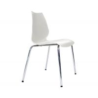 Стул Лили пластиковый белый