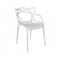 Стілець Мастерс барний пластиковий білий