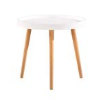 Стол Осака журнальный круглый белый