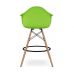 Стілець Тауер Вуд Eames барний високий зелений в інтернет магазині меблів "Меблі Даром"