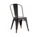 Стілець Толікс V металевий чорний вінтаж в інтернет магазині меблів "Меблі Даром"