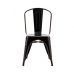 Стілець Толікс V металевий чорний вінтаж в інтернет магазині меблів "Меблі Даром"