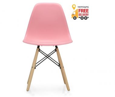 Стул Тауэр Вуд пластиковый розовый