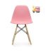 Стілець Тауер Вуд пластиковий рожевий в інтернет магазині меблів "Меблі Даром"
