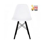 Стул Тауэр Вуд пластиковый белый цвет