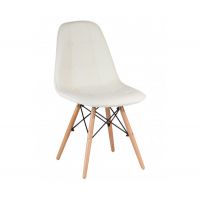 Стілець Тауер Софт біла екошкіра