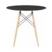 Стіл Тауер Вуд круглий д. 60 см чорний в інтернет магазині меблів "Меблі Даром"