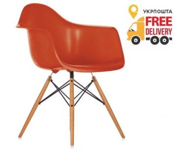 Кресло Тауэр Вуд барное красное