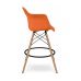 Стул Тауэр Вуд Eames барный высокий оранжевый в интернет магазине мебели "Меблі Даром"