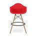 Стілець Тауер Вуд Eames барний високий червоний в інтернет магазині меблів "Меблі Даром"