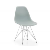 Стілець Тауер ніжки метал пластик сірий