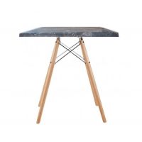 Стол Тауэр Вуд W квадратный 70*70 см черный