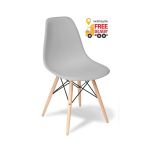 Стілець Тауер Вуд пластиковий сірий