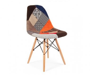 Стул Тауэр Вуд Р мягкий ткань пэчворк