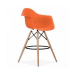 Стул Тауэр Вуд Eames барный высокий оранжевый