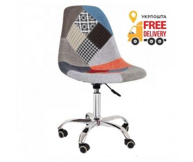 Офісне крісло Астер м'яке різнокольорова тканина