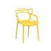 Стілець Мастерс барний пластиковий жовтий в інтернет магазині меблів "Меблі Даром"