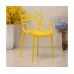 Стілець Мастерс барний пластиковий жовтий в інтернет магазині меблів "Меблі Даром"