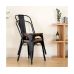 Стілець Толікс W металевий чорний в інтернет магазині меблів "Меблі Даром"