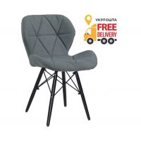 Стілець Стар В м'який сіра тканина