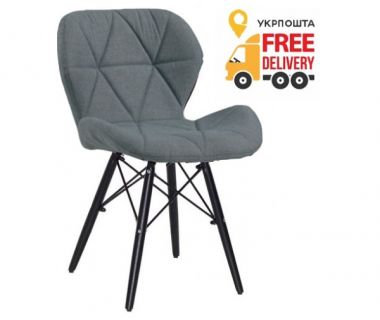 Стілець Стар В м'який сіра тканина