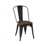 Стілець Толікс W металевий чорний