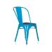 Стілець Толікс металевий блакитний в інтернет магазині меблів "Меблі Даром"