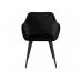 Стілець Арно м'який чорна тканина в інтернет магазині меблів "Меблі Даром"