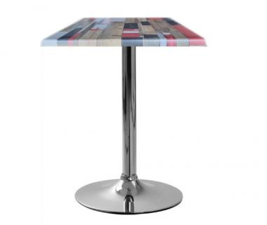 Стіл Вега70MUL квадратний 70*70 см різнокольоровий верзаліт