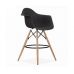Стілець Тауер Вуд Eames барний високий чорний