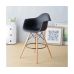 Стілець Тауер Вуд Eames барний високий чорний