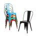 Стілець Толікс металевий блакитний в інтернет магазині меблів "Меблі Даром"