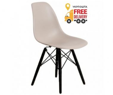 Стілець Тауер Вуд пластиковий бежевий колір