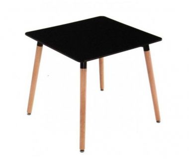 Стол Нури квадратный деревянный черный