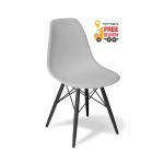 Стул Тауэр Вуд пластиковый серый цвет