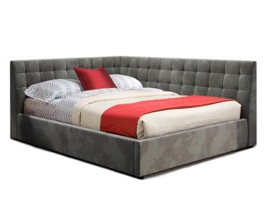 Кровать угловая GreenSofa Люкс Афины с механизмом, цвета на выбор Кровать угловая GreenSofa Люкс Афины с механизмом, цвета на выбор