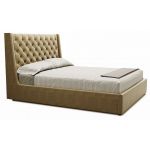 Кровать GreenSofa София с мягким изголовьем и механизмом